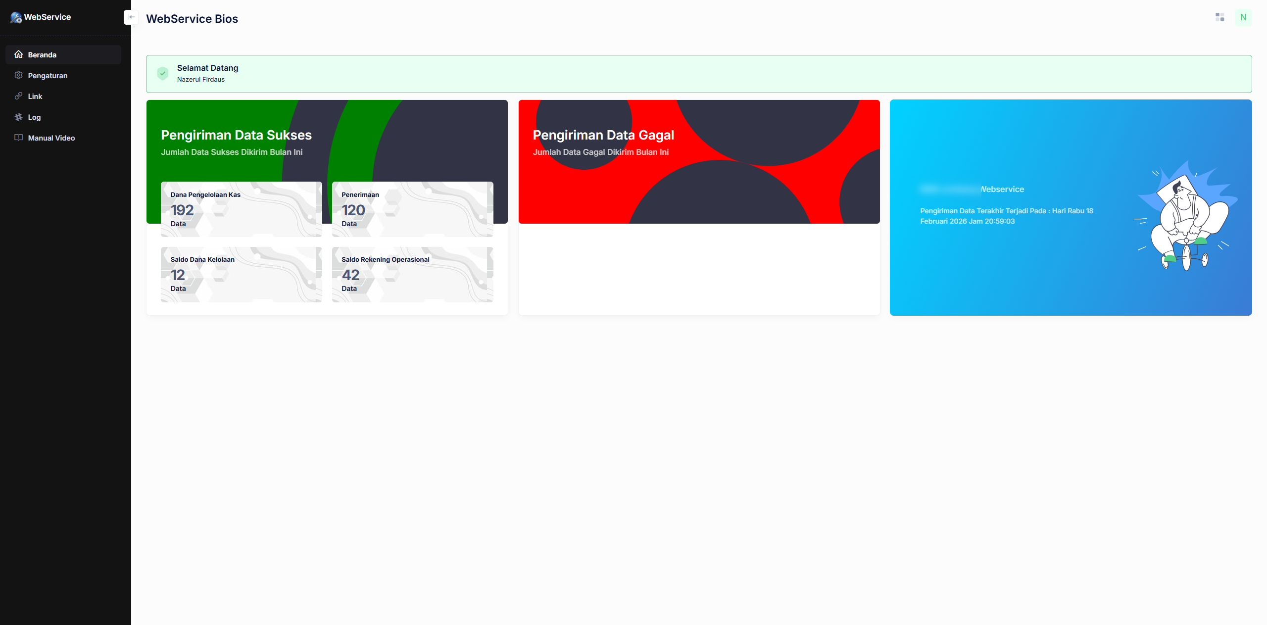 WebService BIOS screenshot preview