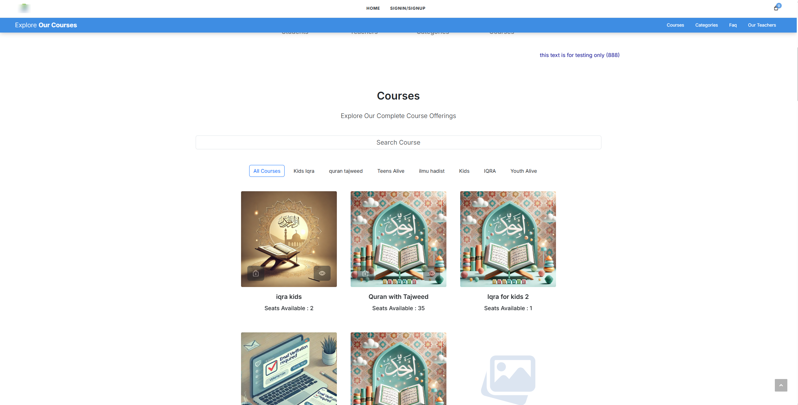School Portal screenshot preview